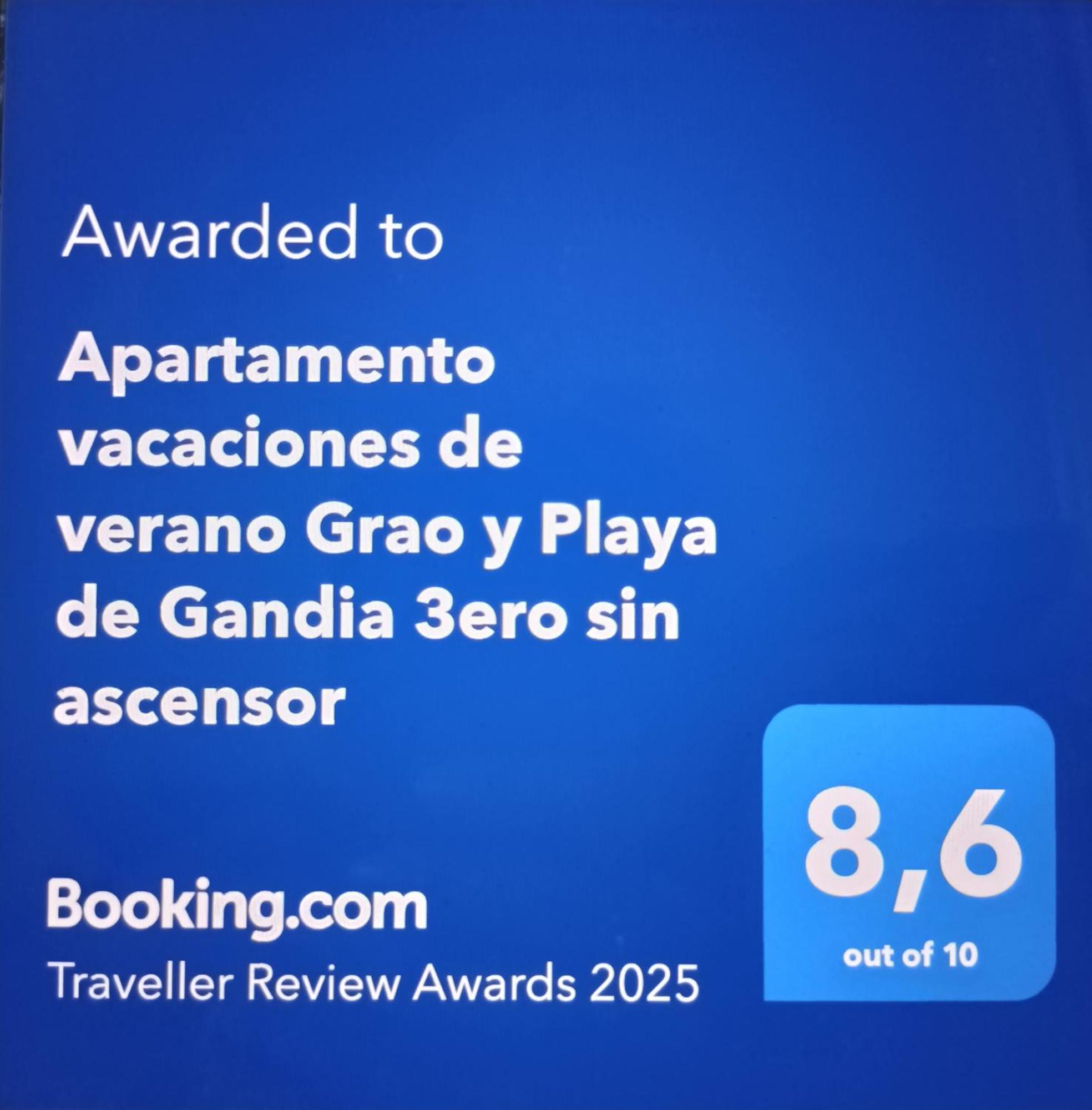 Daoiz, Vivienda Vacacional Para Familias Y Mayores De 25 Anos En El Grao De Gandia 3Ro Sin Ascensor Playa de Gandia Kültér fotó
